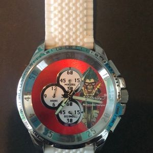 Ed Hardy water resistant Tachometer watch